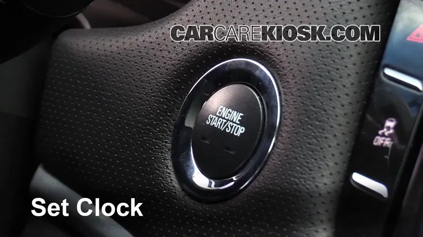 2013 Cadillac XTS 3.6L V6 Clock